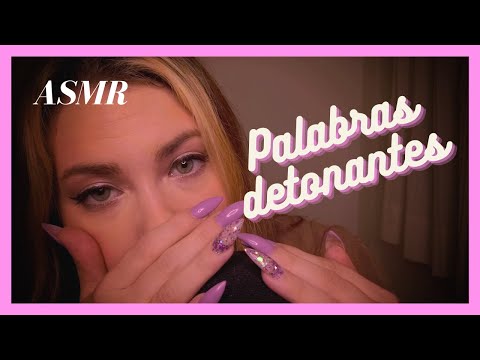 ASMR Palabras cosquillosas MUY CERCA DEL MIC (Intenso)