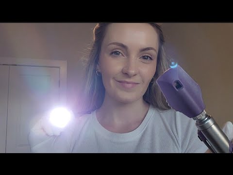 ASMR Optometry Eye Exam with Lens 1 or 2 | Color Vision Tests