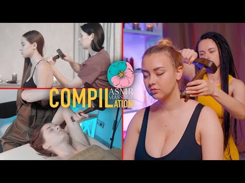 ASMR Tok Sen Massage with Anna: A Soothing Experience for Liza (Compilation)