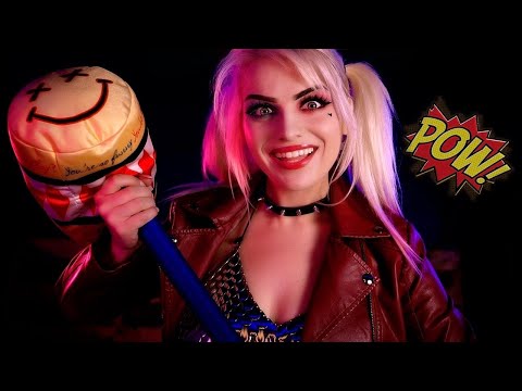 Harley Quinn Beats You Up To Sleep - Smothering You With Love | ASMR