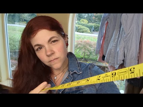 ASMR - Tailor Roleplay - Dress Shirt Fitting - Measuring, Try-Ons, Pinning and Personal Attention