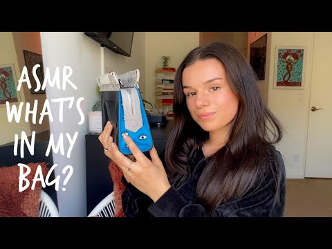 ASMR what's in my bag? (10+ triggers for relaxation)