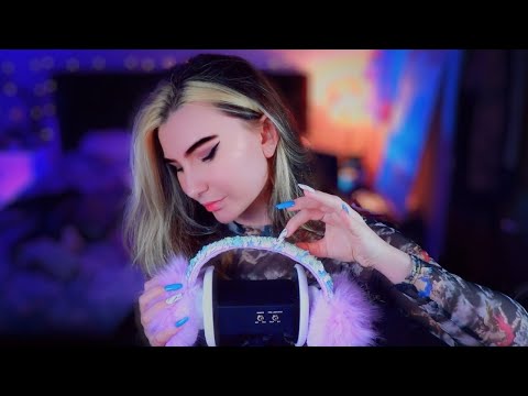 ASMR Surround Sounds - Cozy Earmuffs, Fuzzy Blanket, Crinkly Loofahs & Scratchy Towel w/Mouth Sounds