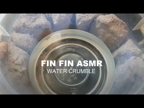 ASMR : Sand Cement Chunks Crumble in Water #286