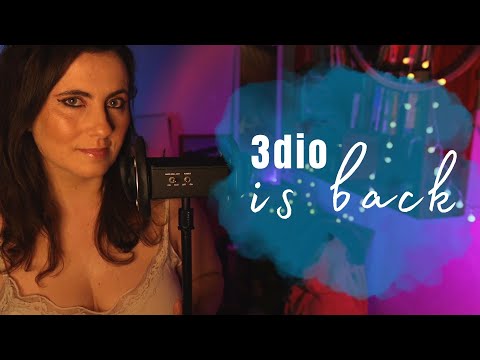 ASMR ♡ Ear Massage ^ Mic Brushing ^Mouth Sounds ♡ 3dio is back