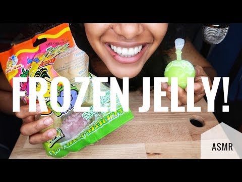 ASMR Frozen Jelly Snacks | SOFT CRUNCHY EATING SOUNDS | No Talking