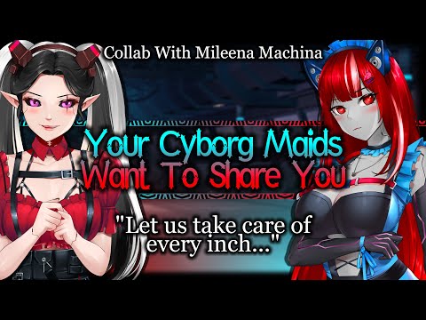 Your Attentive Cyborg Maids Want To Share You [Cuddling] [Needy] | Polyamorous ASMR Roleplay /FF4M/