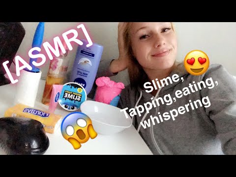 [ASMR]Slime, tapping, sticky hands and more german/deutsch |RelaxASMR