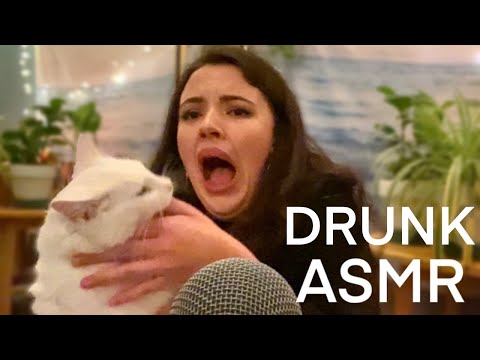 DRUNK ASMR Ramble | an absolute garbage asmr video but go off sis (whispered)
