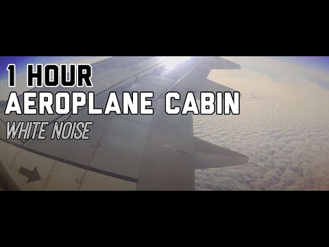 ASMR: 1 Hour Aeroplane Cabin White Noise for Sleep