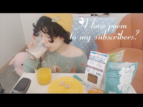 HALLOWEEN MUKBANG: fancy candy and love poems?