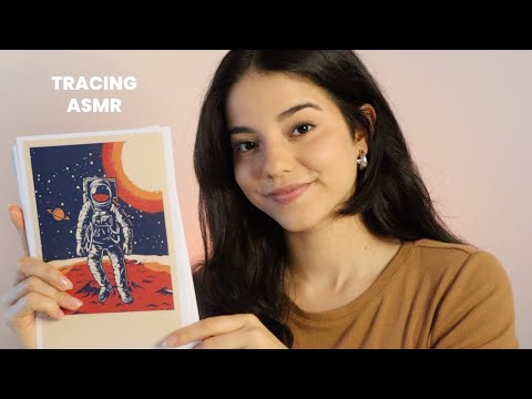ASMR | Relaxing Tracing, Tapping & Whispers