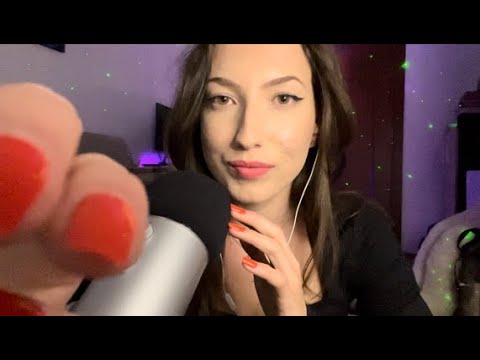ASMR Scratching, Breathy Whispers, Brushing, "Relax", "Go to sleep", Tapping