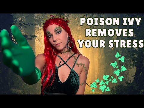 ASMR Poison Ivy & Her Vines Roleplay | Soft Spoken Stress Relief Body Scan and Trippy Visuals