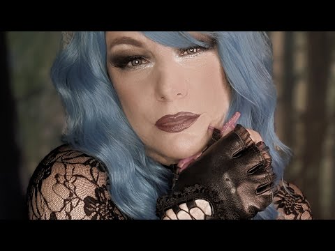 Asmr~Hanging out with Kiki~Leather/Lace/Wood scratching and gentle tapping