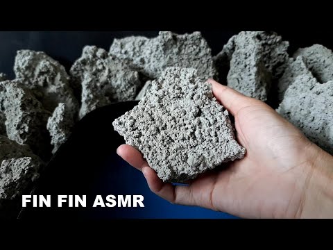 ASMR : Gritty Cement Chunks Crumble in Water #333