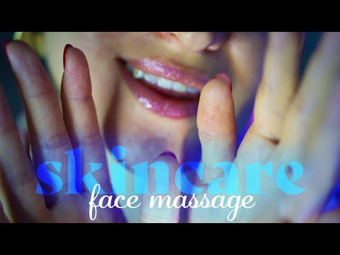 ASMR ~ Skincare & Face Massage ~ Layered Sounds, Personal Attention, Massaging Your Face, Whispered