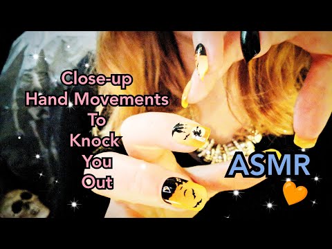 ASMR Most Relaxing Close-up Hand Movements & Hand Triggers