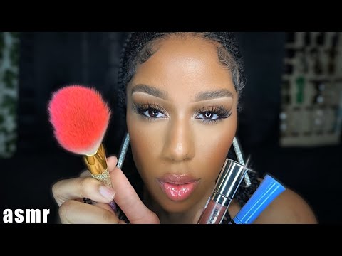 ASMR | Giving Your Face Attention (Spit Painting, Brushing, & Applying Mascara)