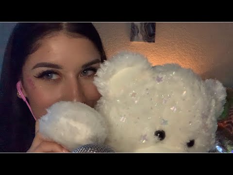 ASMR I comfort you with my teddy bear 🧸 🤍 Rift | close up whispers | cuddling you | head massage