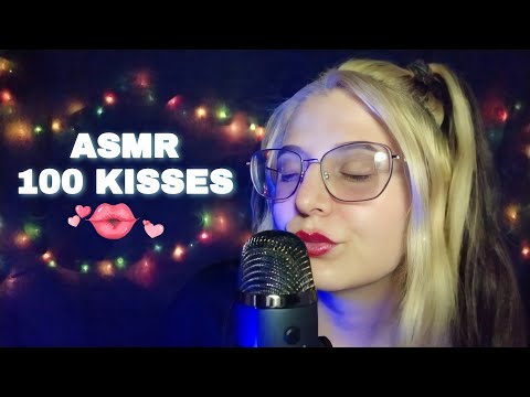 ASMR 100 KISSES