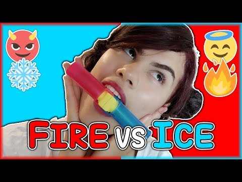 [ASMR] Lollipop ~ FIRE angel vs ICE devil