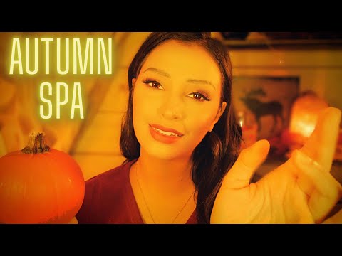 ASMR Sleepy Autumn Spa | Facial, Massage, Relaxation Treatment for Sleep