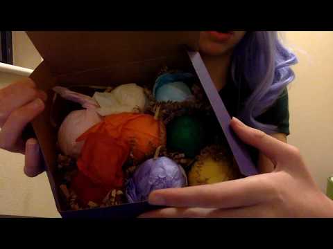 ASMR Girl Sells You Bath Bombs Roleplay! fizzy sound, tapping, whisper, soft spoken