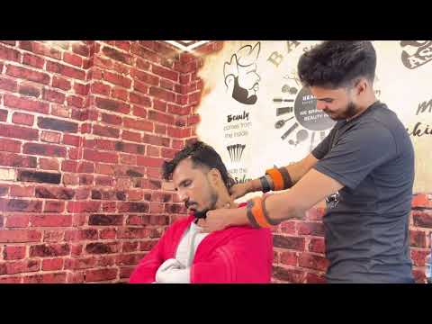 ASMR | Neck, Head And Ear Massage by Indian barber Bheema | asmr yogi