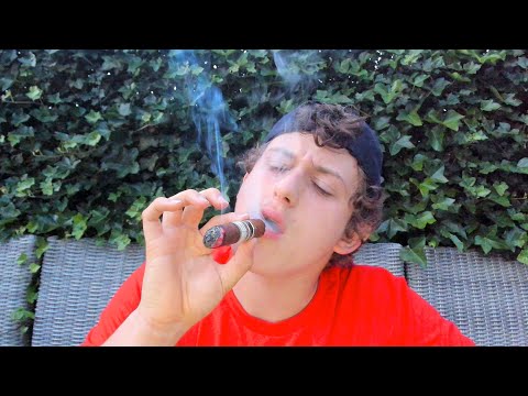 ASMR SMOKING A CIGAR