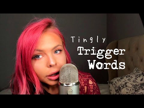 ASMR - MOST TINGLY Trigger Words - Semi Inaudible/Extremely Gentle Whispering