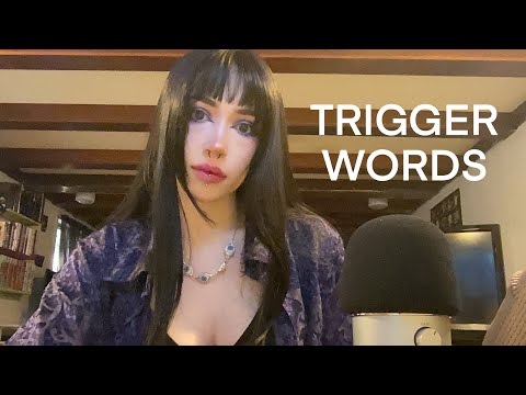 Trigger Words ASMR | Whispering, Hand Movements, Visual Triggers