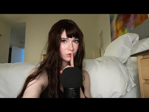 Shushing, "I care about you so much" "its okay" & brushing you to sleep ASMR