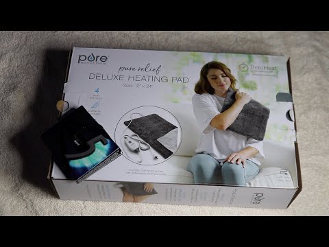 PORE DELUXE HEATING PAD ASMR UNBOXING