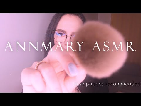 ASMR Microphone brushing and playing with my rings