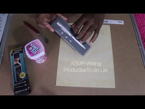 Unboxing New Pen ASMR Chewing Gum To Do List