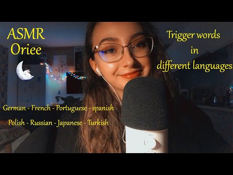 ASMR | Trigger words in different languages 🌍
