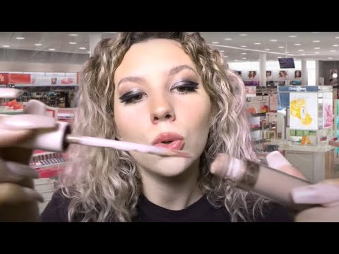 ASMR/ FAST & AGGRESSIVE Ulta Worker Does Your Makeup 🤩 (roleplay)