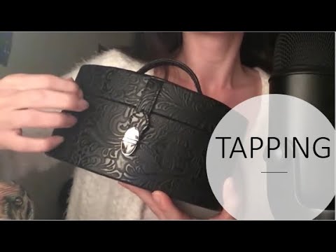 ASMR whispering and tapping