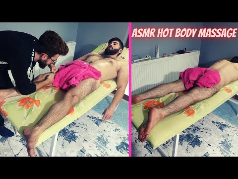 ASMR SPECIAL STRETCHER  RELAXING MASSAGE-Asmr chest,abdominal,leg,back massage