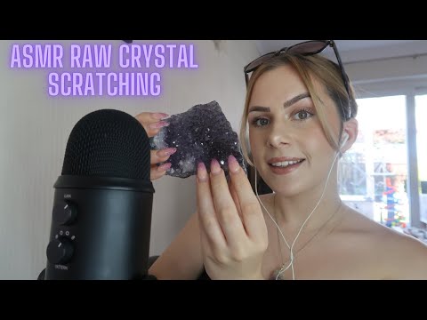 ASMR Raw Crystal Scratching