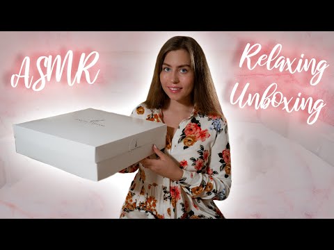[ASMR] Relaxing Unboxing Bed Linen 🛌🏽 Tingly Fabric Sounds 👄 Soft Voice