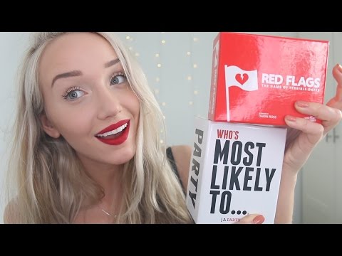 ASMR Play Cards With Me! (Red Flags & Most Likely To) | GwenGwiz