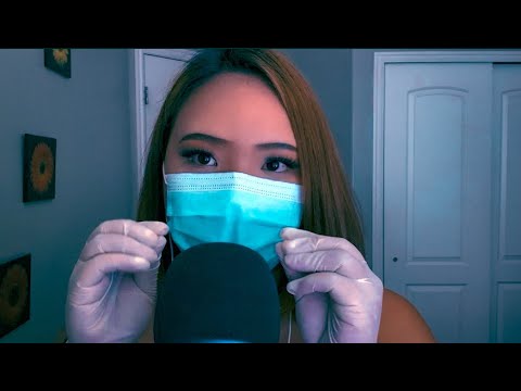 Latex Gloves and Surgical Mask | Reassuring Words | ASMR