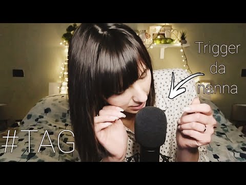 ASMR Relaxing video TAG ❤️ WHISPERING+TAPPING+BOOK