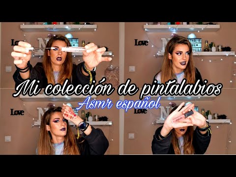 Mi "colección" de pintalabios | ASMR Español  | Nattthalie V ASMR