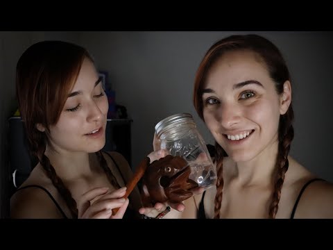 ASMR Layered Sounds for Tingles and Sleep (Rainstick, Water Sounds, Wooden Frog, Sound Bowl)