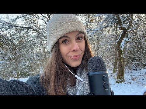 ASMR In The Snow ❄️ Clicky Whispers & Snow Triggers 💗
