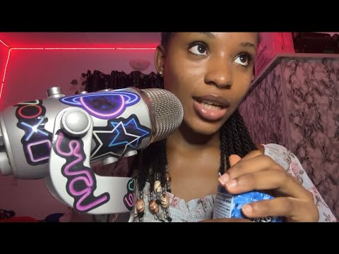 ASMR Gum Chewing| Whispering (My S**ual Fantasies part 2)