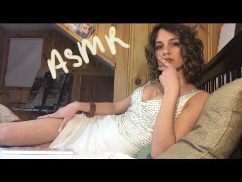 Applying Lotion and Painting | Reading YOUR Answers ASMR
